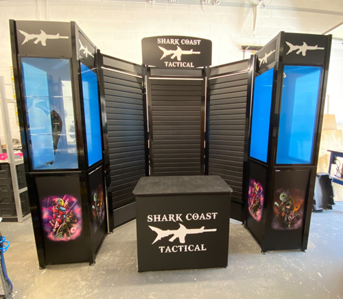 Show case Displaty with portable trade show Table