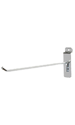 8 inch slat wall chrome hook