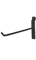 8 inch slat wall hook in black