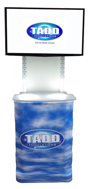 Tadd Tpod Flat Screen for Trade Shows and Event