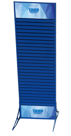 All aluminum slat wall panel for trade shows and events