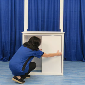 removing Demo kiosk sliding doors