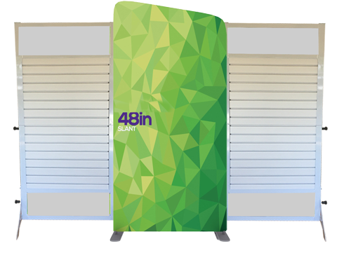 slat wall trade show display signs