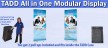 TADD PAckage includes 2 pull up to create a 10 ft booth