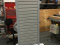 Gray Slat Wall Floor Stand 2' x 6'