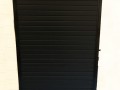 Black Slat Wall Floor Stand 4' x 7' 