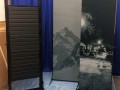 Floor Stands 2ft x 7ft with SEG molding on back