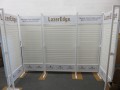 Super Center XL V3 Booth Style with added sides for LazerEdge
