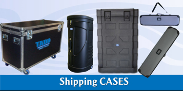 slat wall trade show shipping cases