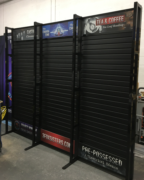 slat wall trade show displays for convrntion events